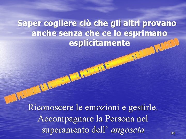  Saper cogliere ciò che gli altri provano anche senza che ce lo esprimano