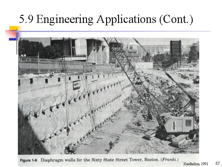 5. 9 Engineering Applications (Cont. ) Xanthakos, 1991 67 5. 9 Engineering Applications (Cont. ) Xanthakos, 1991 67
