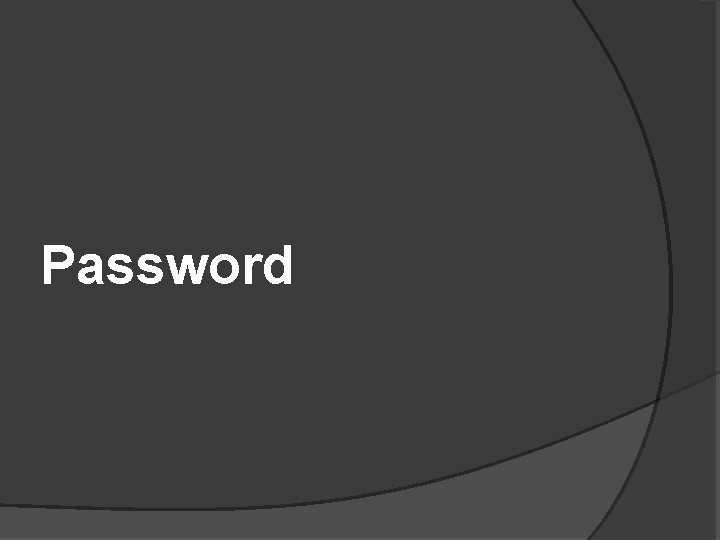 Password 