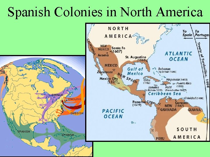 Spanish Colonies in North America 