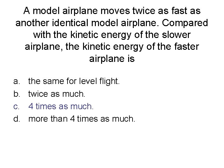 Chapter 7 Energy How Much Work Is Done