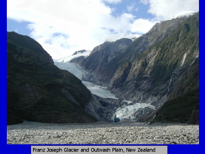 Franz Joseph Glacier and Outwash Plain, New Zealand 