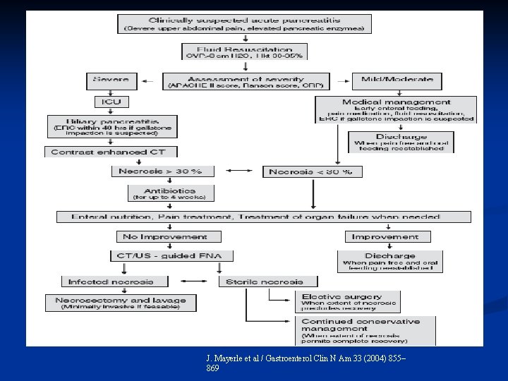 J. Mayerle et al / Gastroenterol Clin N Am 33 (2004) 855– 869 