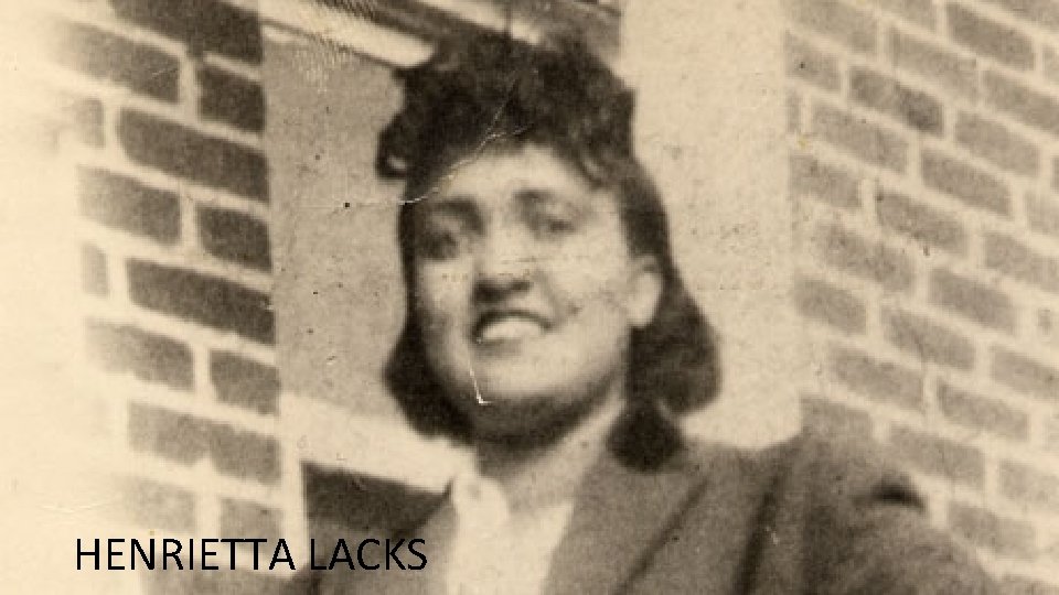 HENRIETTA LACKS 