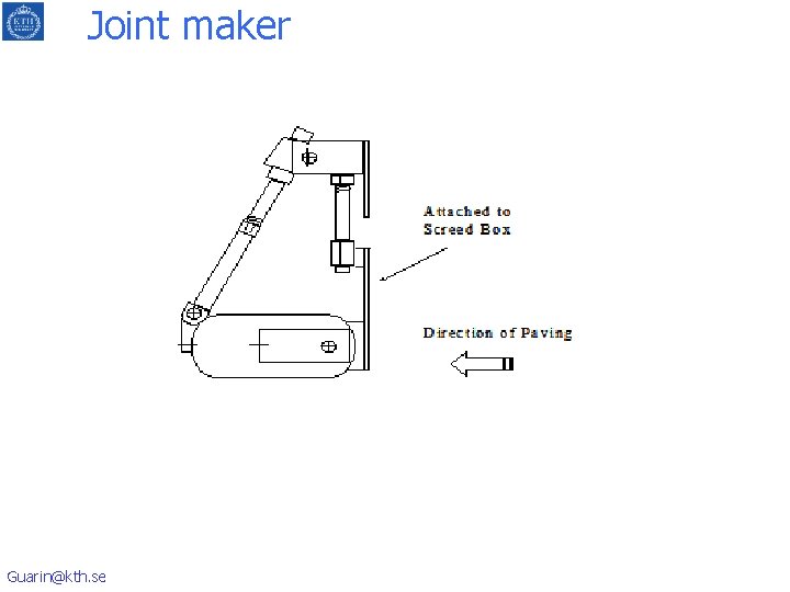 Joint maker Guarin@kth. se 