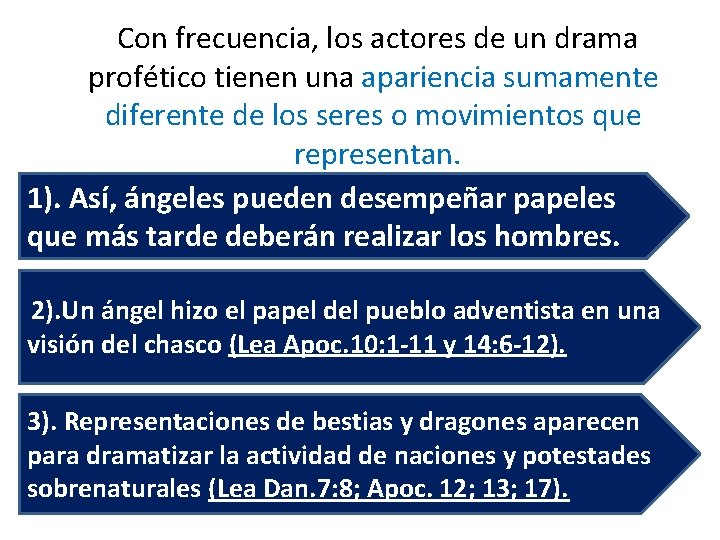 Con frecuencia, los actores de un drama profético tienen una apariencia sumamente diferente de