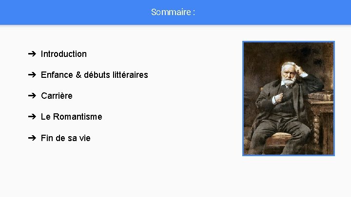 Sommaire : ➔ Introduction ➔ Enfance & débuts littéraires ➔ Carrière ➔ Le Romantisme