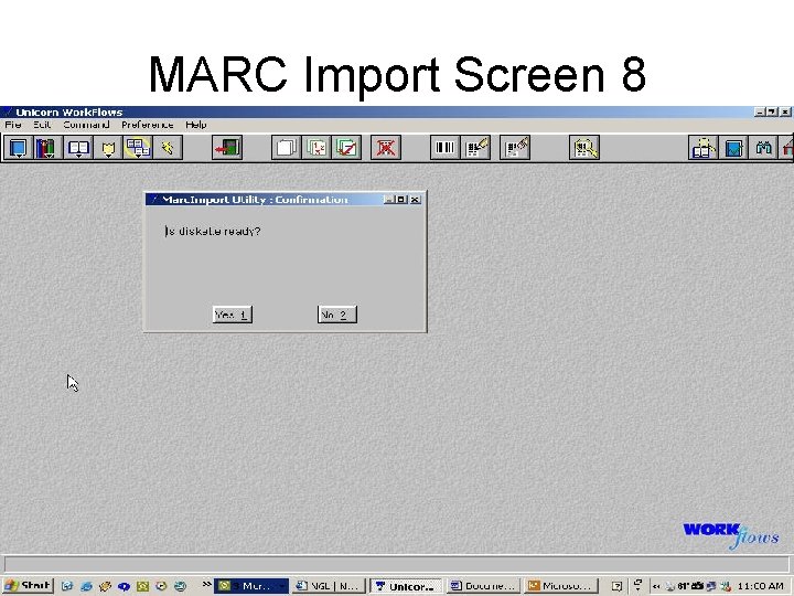 MARC Import Screen 8 