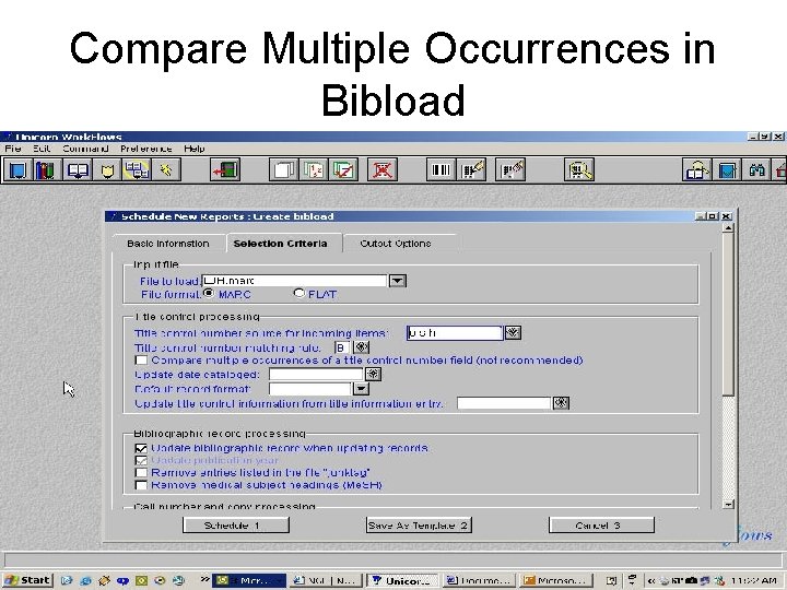 Compare Multiple Occurrences in Bibload 