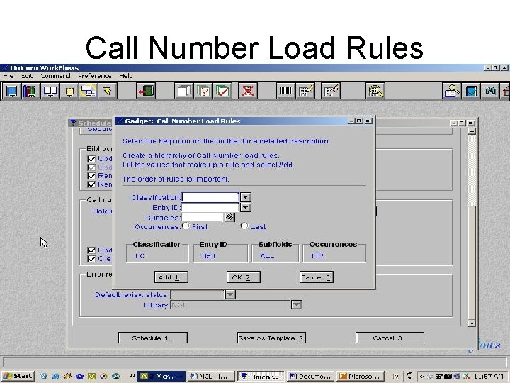 Call Number Load Rules 
