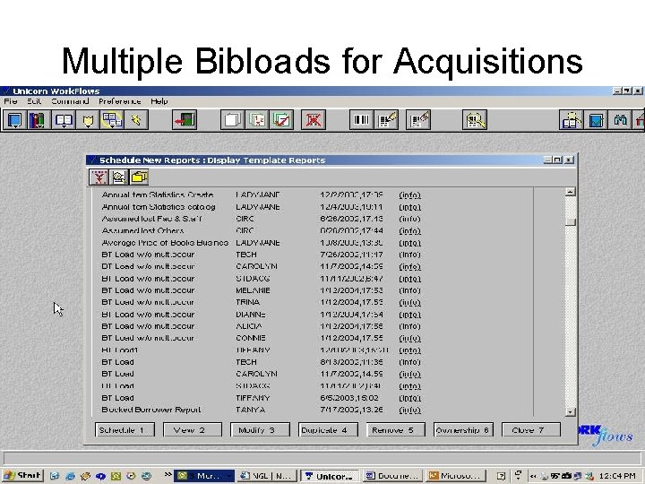 Multiple Bibloads for Acquisitions 