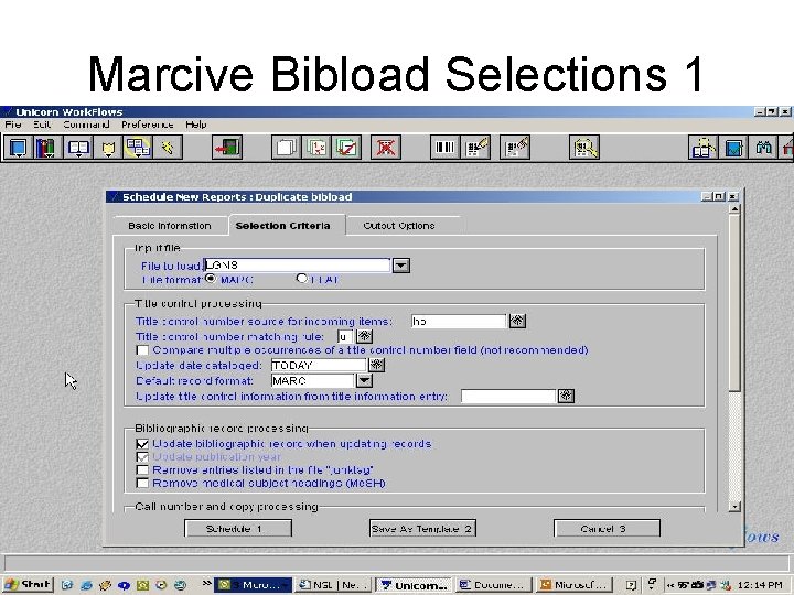 Marcive Bibload Selections 1 