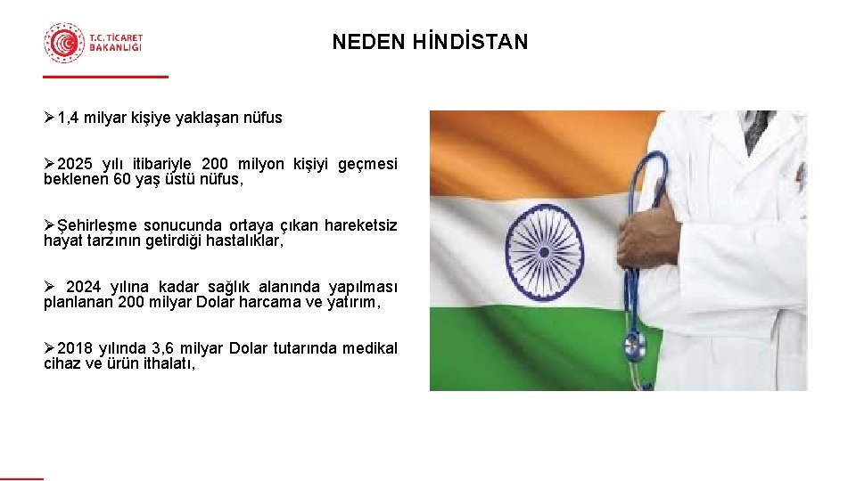  NEDEN HİNDİSTAN Ø 1, 4 milyar kişiye yaklaşan nüfus Ø 2025 yılı itibariyle