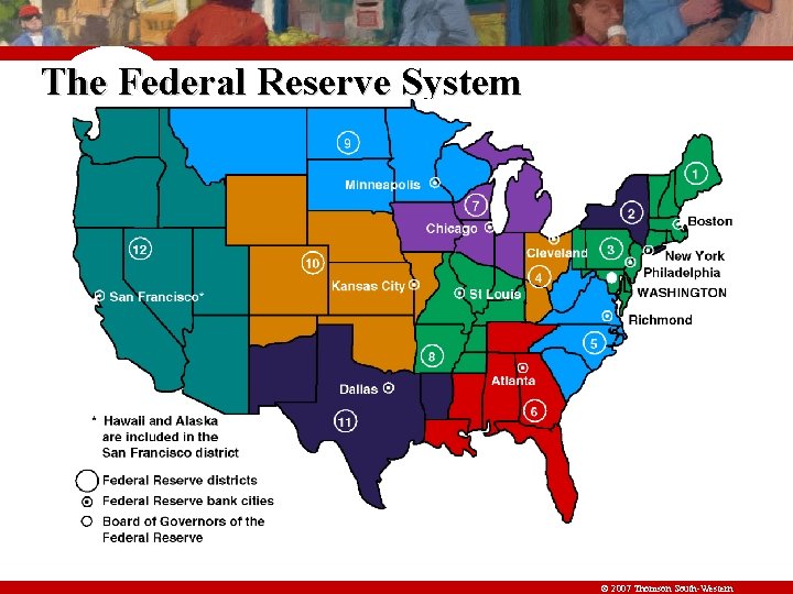 The Federal Reserve System © 2007 Thomson South-Western 