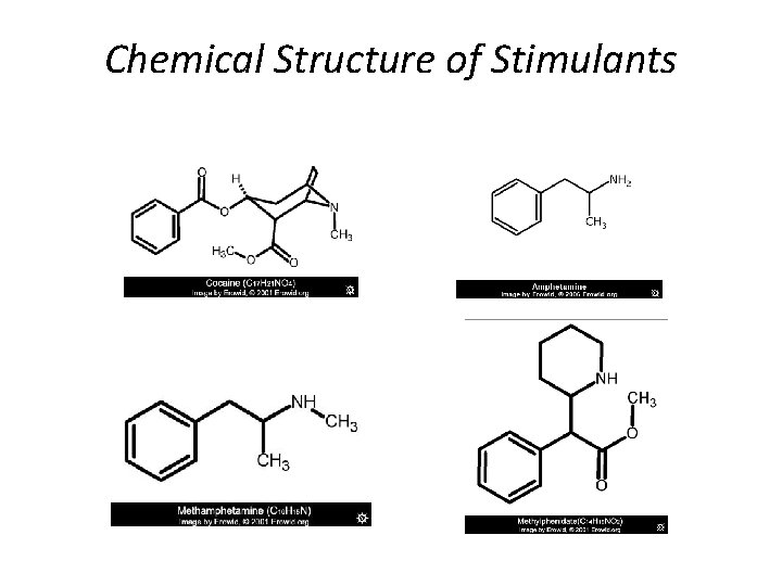 Chemical Structure of Stimulants 