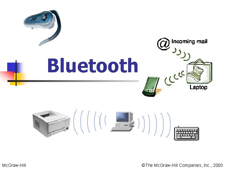 Bluetooth Mc. Graw-Hill ©The Mc. Graw-Hill Companies, Inc. , 2000 Bluetooth Mc. Graw-Hill ©The Mc. Graw-Hill Companies, Inc. , 2000