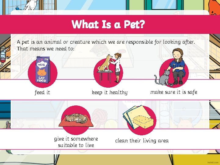 What Is a Pet? A pet is an animal or creature which we are