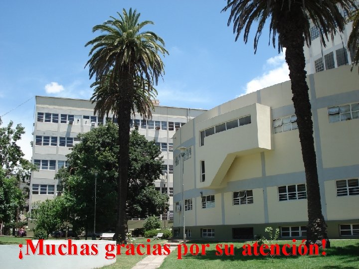  ¡Muchas gracias por su atención! 