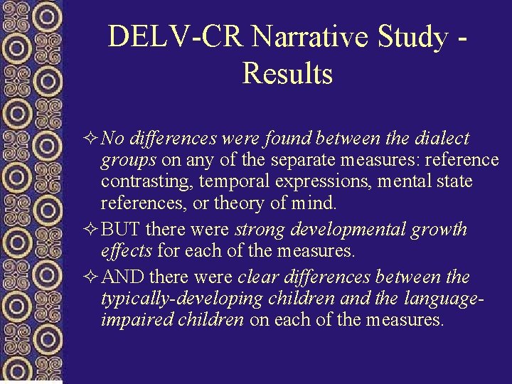 Assessing Narrative Skills In Children Peter De Villiers