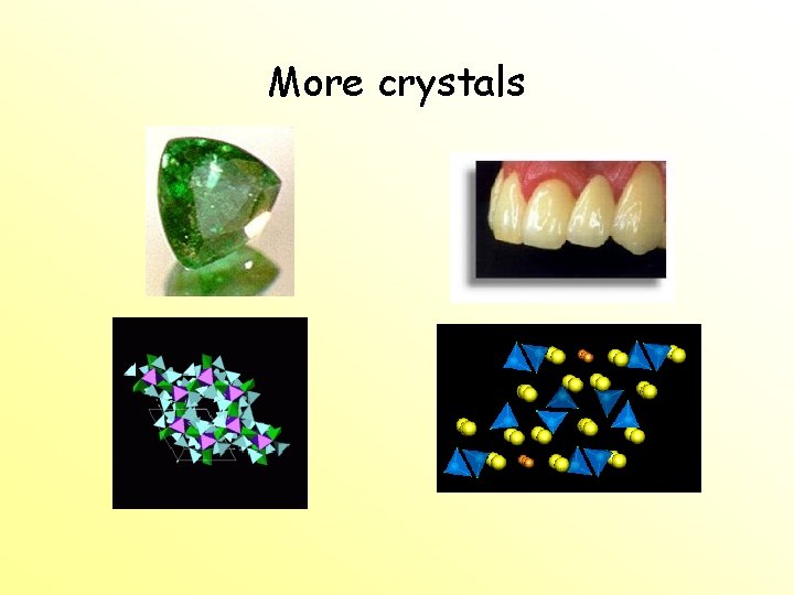 More crystals More crystals