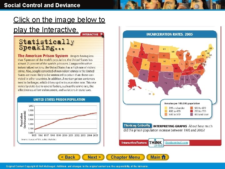 Social Control and Deviance Click on the image below to play the Interactive. Original