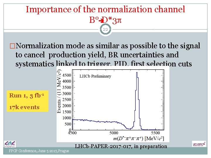 Importance of the normalization channel B°èD*3 p 22 �Normalization mode as similar as possible Importance of the normalization channel B°èD*3 p 22 �Normalization mode as similar as possible