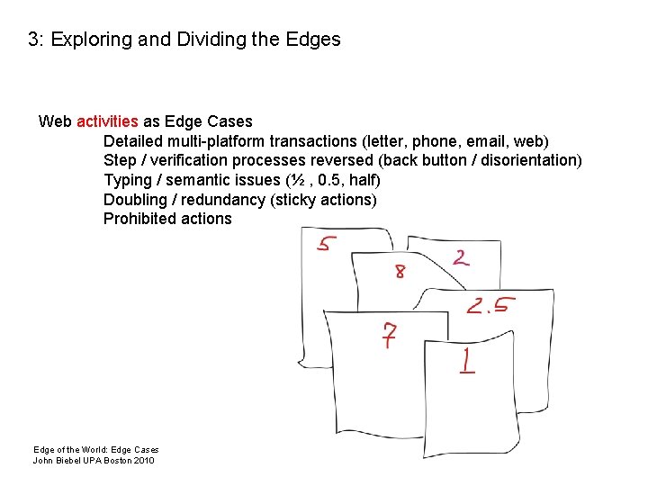 2: Dividing Edges: Special Needs vs. Special Wants 3: Exploring and Dividing the Edges