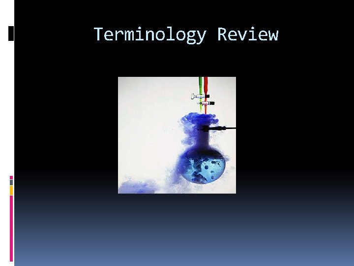 Terminology Review 