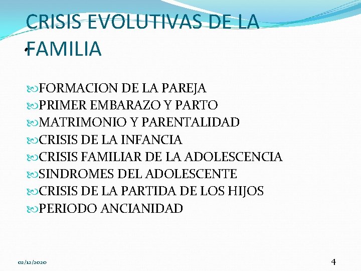CRISIS EVOLUTIVAS DE LA FAMILIA FORMACION DE LA PAREJA PRIMER EMBARAZO Y PARTO MATRIMONIO