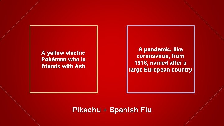 A yellow electric Pokémon who is friends with Ash A pandemic, like coronavirus, from