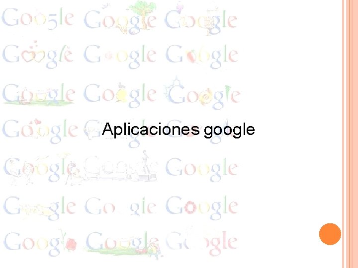 Aplicaciones google 