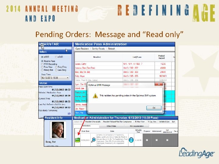 Pending Orders: Message and “Read only” Pending Orders: Message and “Read only”