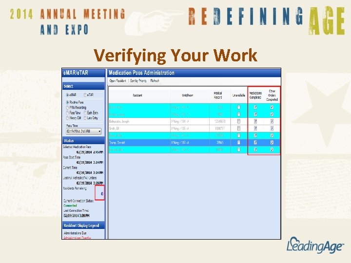 Verifying Your Work Verifying Your Work