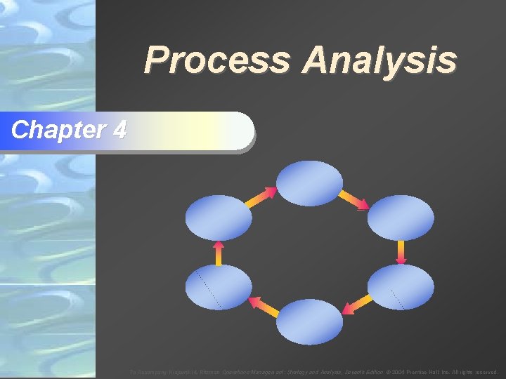 Process Analysis Chapter 4 To Accompany Krajewski & Ritzman Operations Management: Strategy and Analysis,