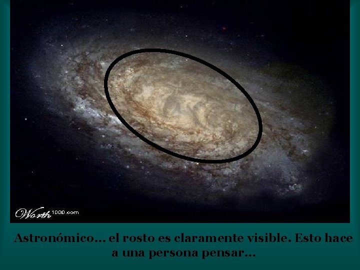 Astronómico… el rosto es claramente visible. Esto hace a una persona pensar… Astronómico… el rosto es claramente visible. Esto hace a una persona pensar…