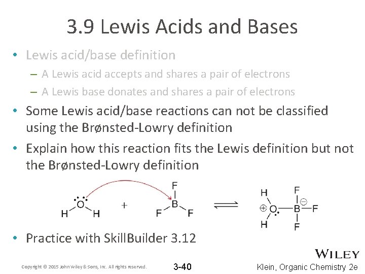 3. 9 Lewis Acids and Bases • Lewis acid/base definition – A Lewis acid 3. 9 Lewis Acids and Bases • Lewis acid/base definition – A Lewis acid