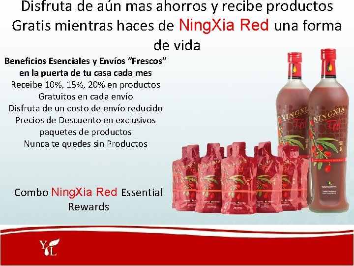 Disfruta de aún mas ahorros y recibe productos Gratis mientras haces de Ning. Xia