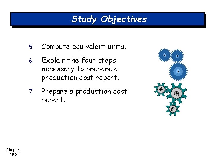 Chapter 16 1 CHAPTER 16 PROCESS COSTING Accounting