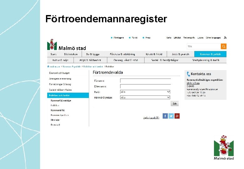 Förtroendemannaregister 