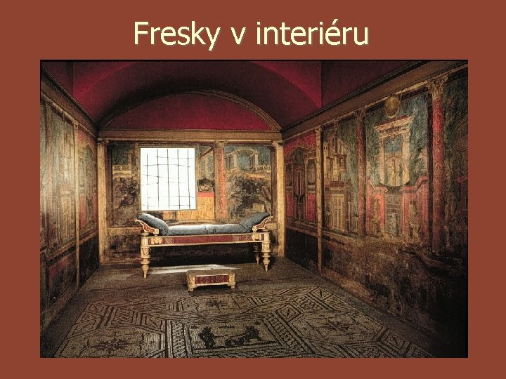 Fresky v interiéru 