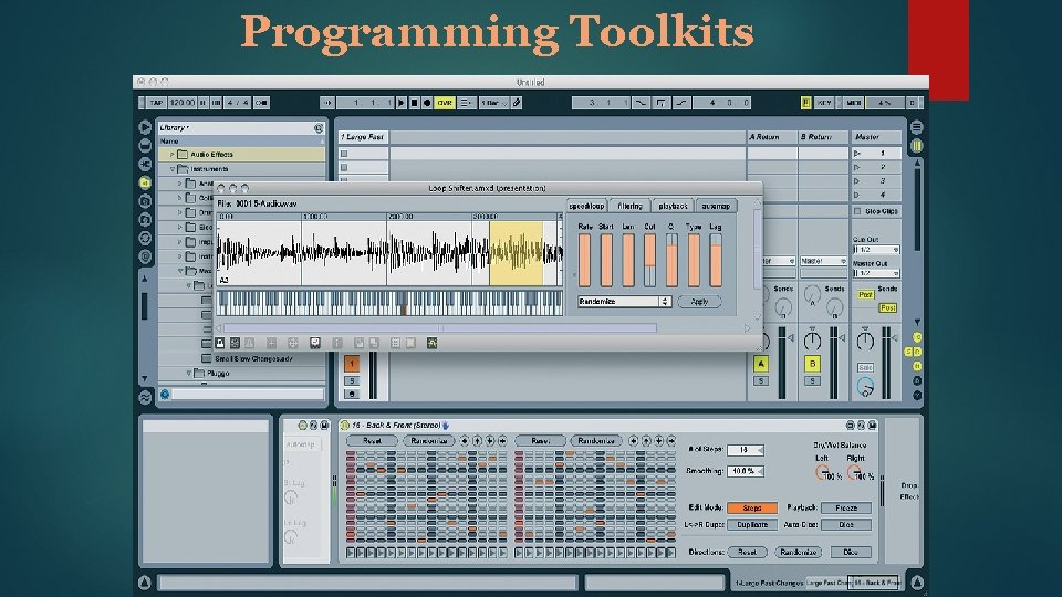 Programming Toolkits 