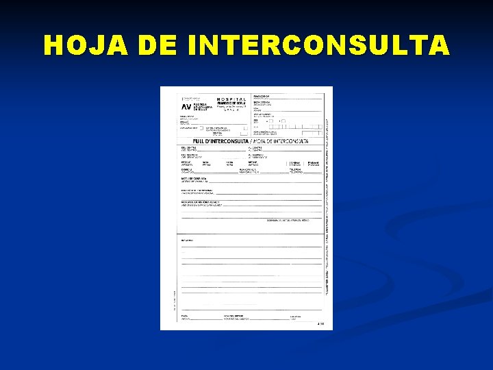 HOJA DE INTERCONSULTA 