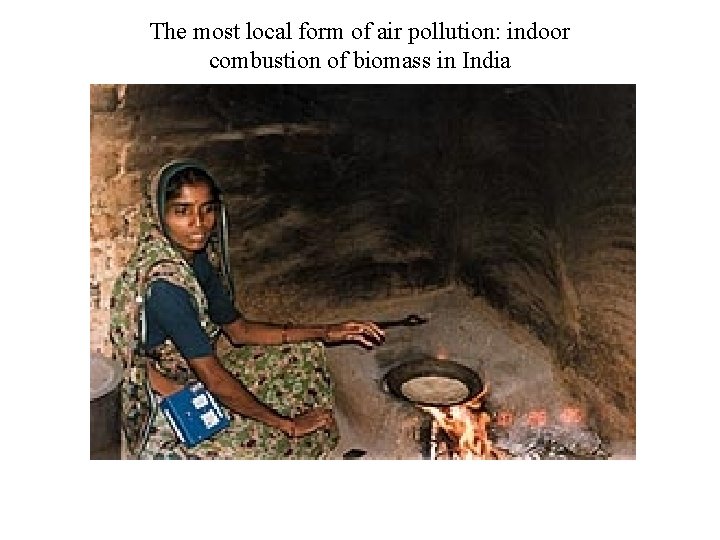 The most local form of air pollution: indoor combustion of biomass in India 