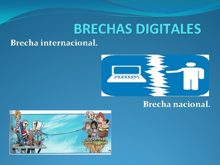 BRECHAS DIGITALES Brecha internacional. Brecha nacional. 