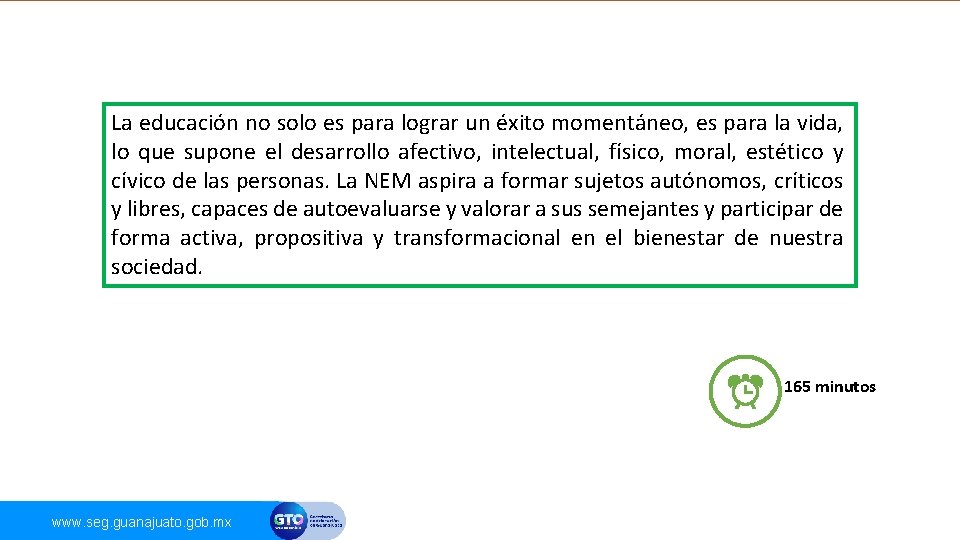 Actividades La educación no solo es para lograr un éxito momentáneo, es para la