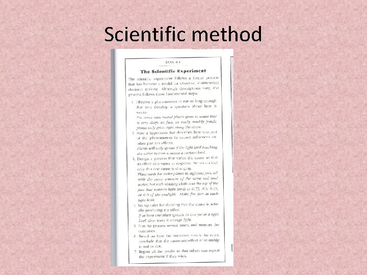 Scientific method 