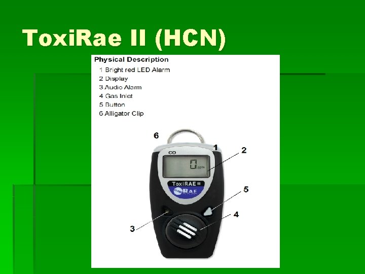 Toxi. Rae II (HCN) 
