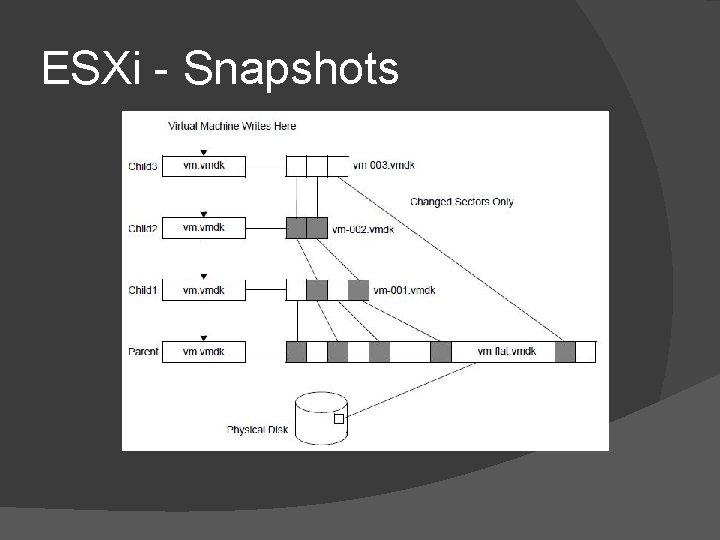 ESXi - Snapshots ESXi - Snapshots