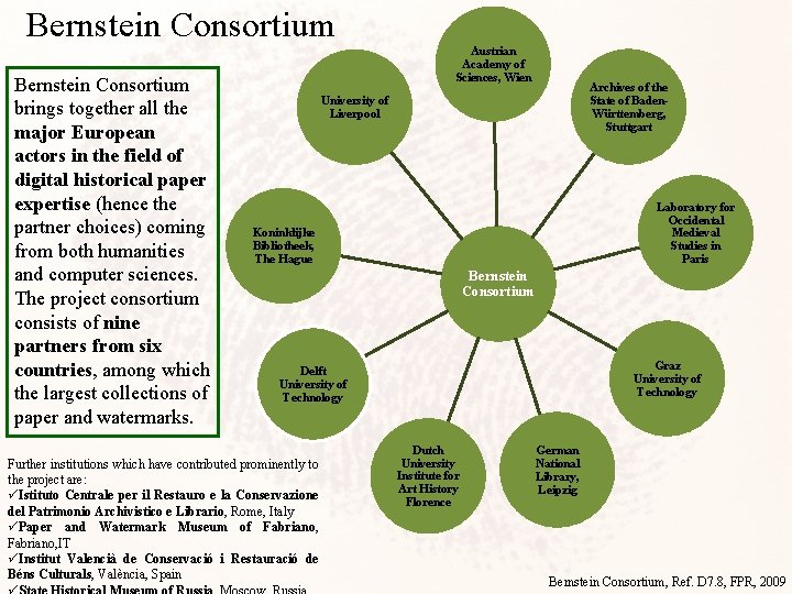 Bernstein Consortium brings together all the major European actors in the field of digital