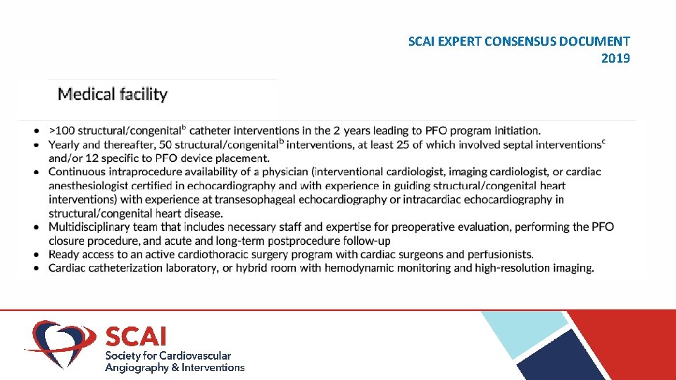 SCAI EXPERT CONSENSUS DOCUMENT 2019 